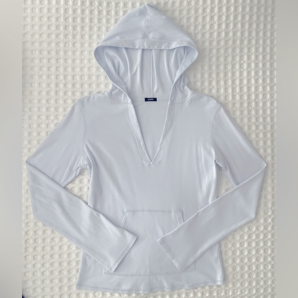 J. Crew Pullover Hoodie Lightest Periwinkle Blue S / M